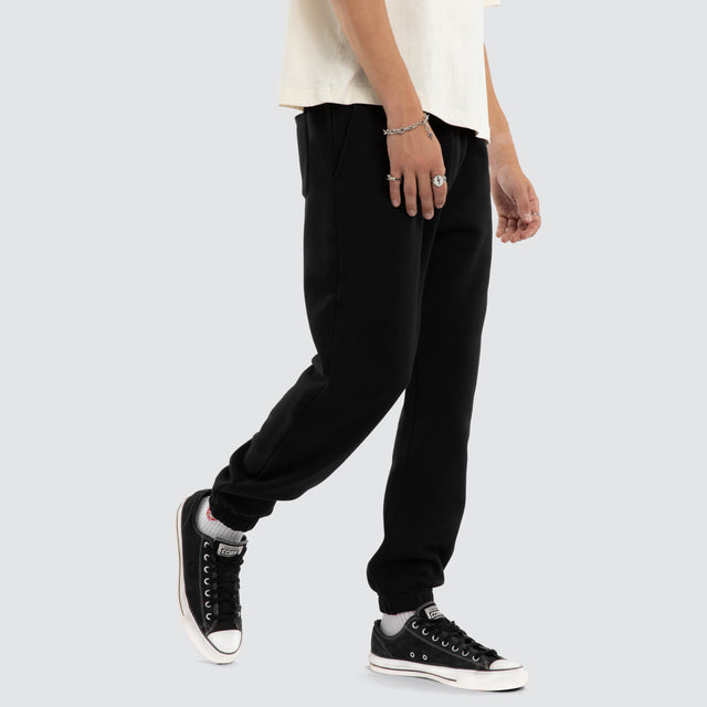 Frenzy Trackpant Jet Black