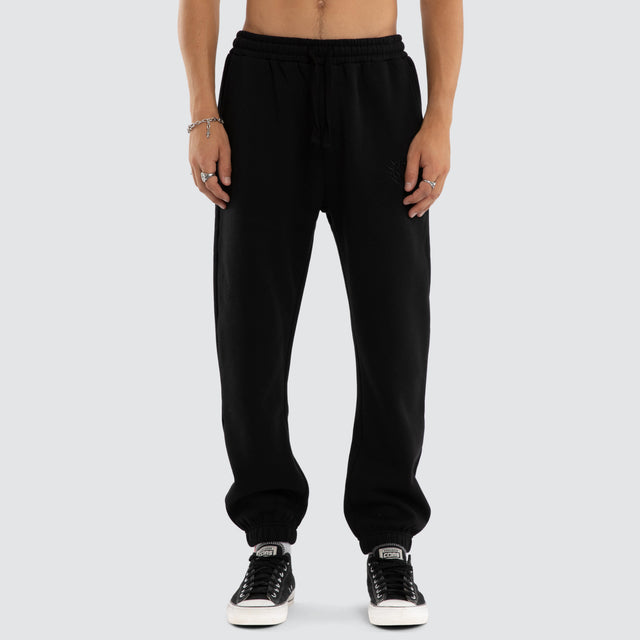 Frenzy Trackpant Jet Black