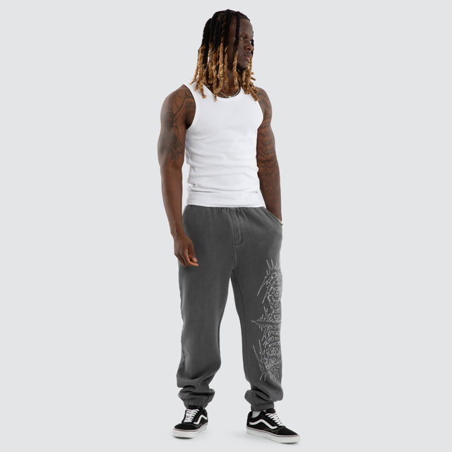 Sigil Straight Trackpant Pigment Charcoal