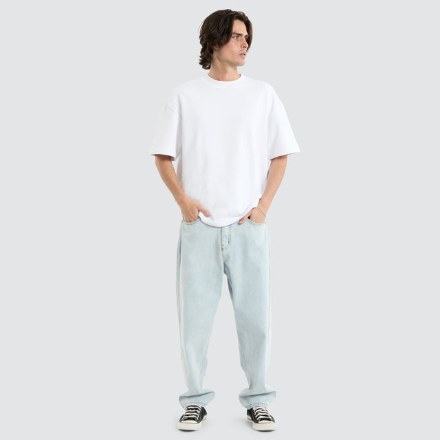 K6 Baggy Wide Leg Jean Light Blue