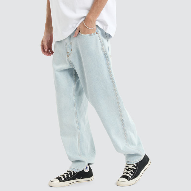 K6 Baggy Wide Leg Jean Light Blue