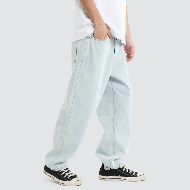 K6 Baggy Wide Leg Jean Light Blue