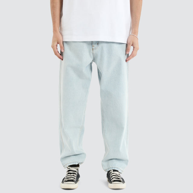 K6 Baggy Wide Leg Jean Light Blue