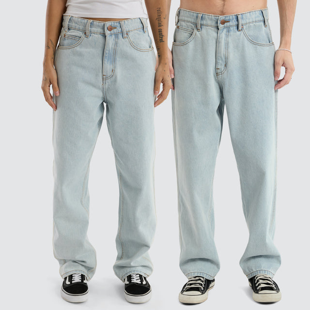 K6 Baggy Wide Leg Jean Light Blue