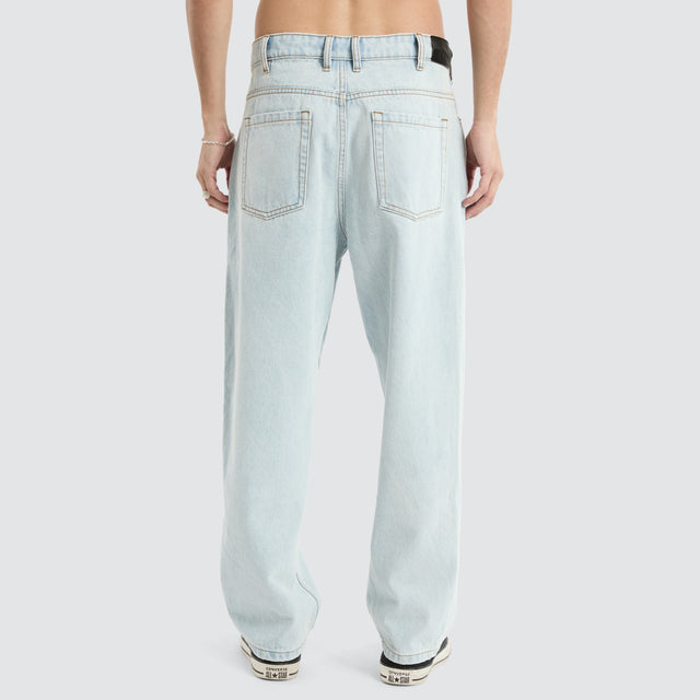 K6 Baggy Wide Leg Jean Light Blue