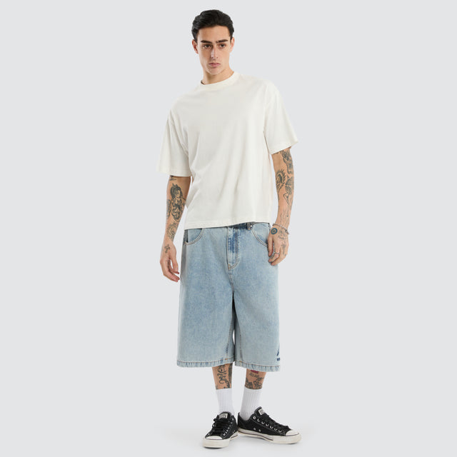 K7 Super Baggy Jorts Light Blue