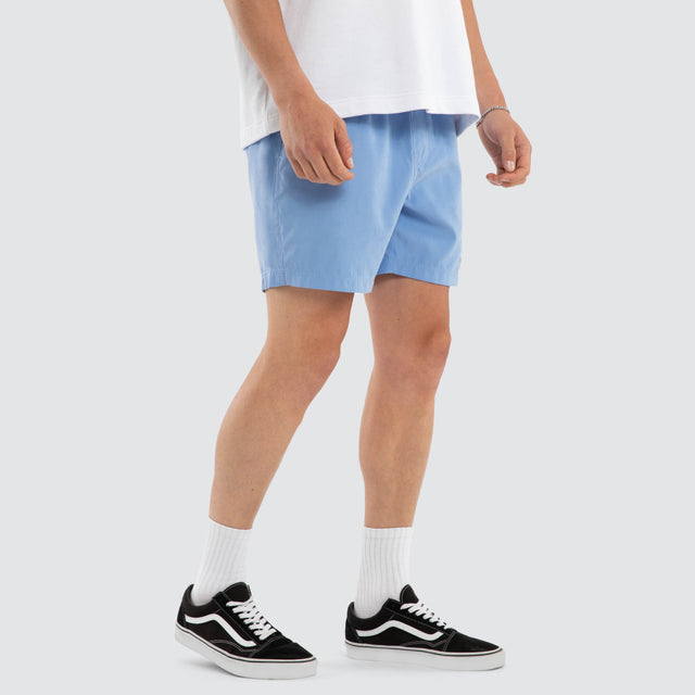 Sunrise Elastic Waist Shorts Vista Blue