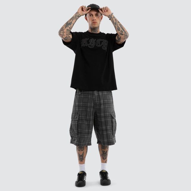 Wilson K7 Super Baggy Short Black Check