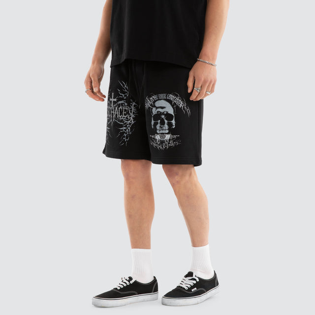 Hellborn Trackshort Jet Black