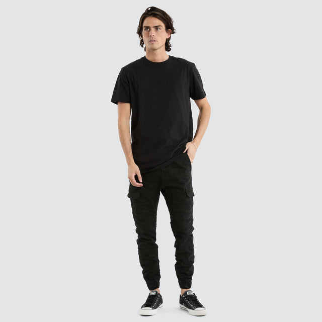 Salem Cargo Jogger Vintage Black