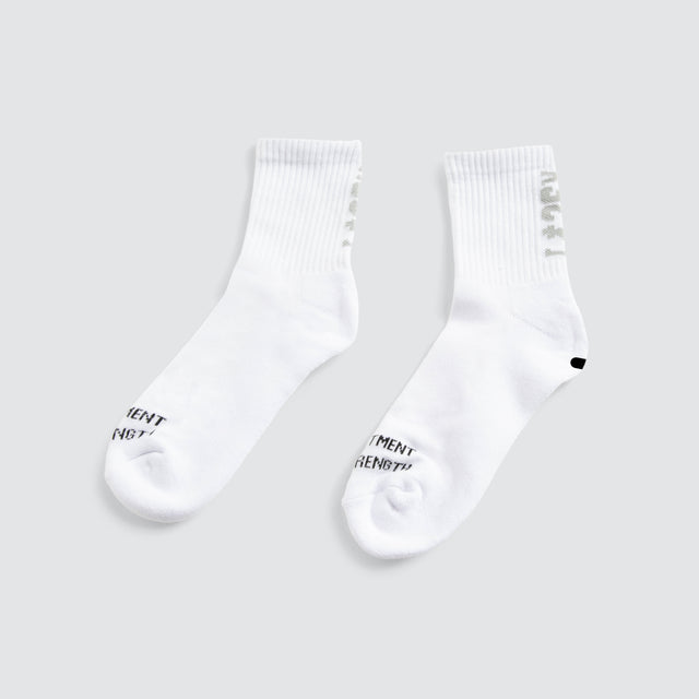 Raid 2PK Mid Socks White