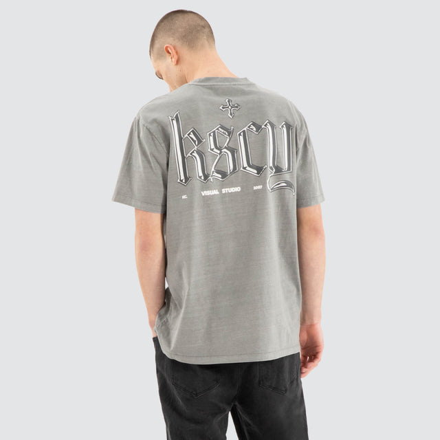Entangled Relaxed Tee Pigment Frost Grey