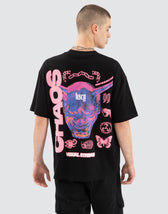 Mask Street Tee Jet Black