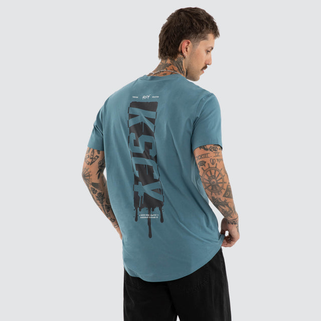 Dream Dual Curved Tee Aegean Blue