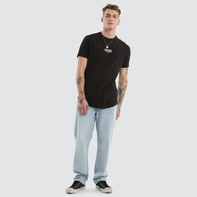Dream Dual Curved Tee Jet Black