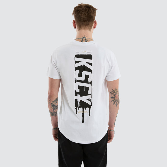 Dream Dual Curved Tee Optical White