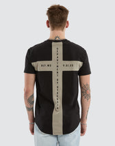 Smoke Dual Curved Tee Black/Grey