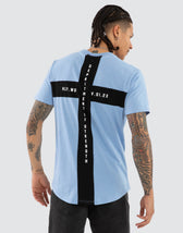 Smoke Dual Curved Tee Vista Blue / Black
