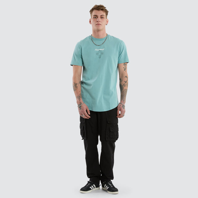 Forever Dual Curved Tee Cameo