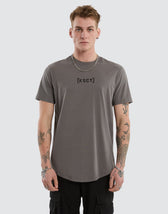 Pronto Dual Curved Tee Charcoal