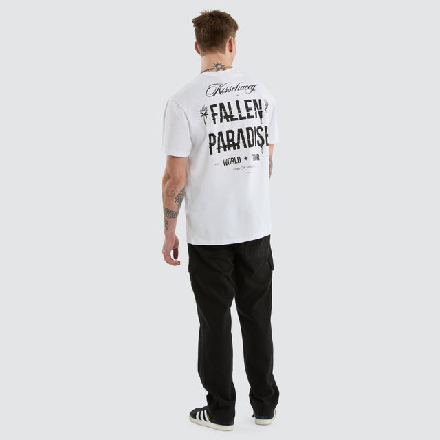 Division Relaxed Tee Optical White