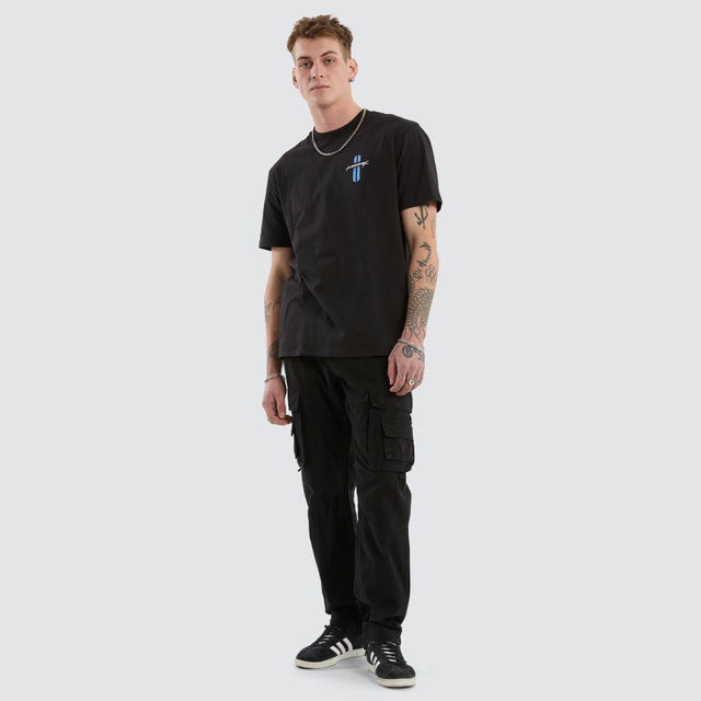 Pillar Relaxed Tee Jet Black