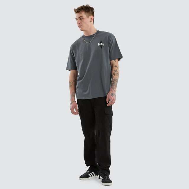 Villian Box Fit Scoop Tee Turbulence