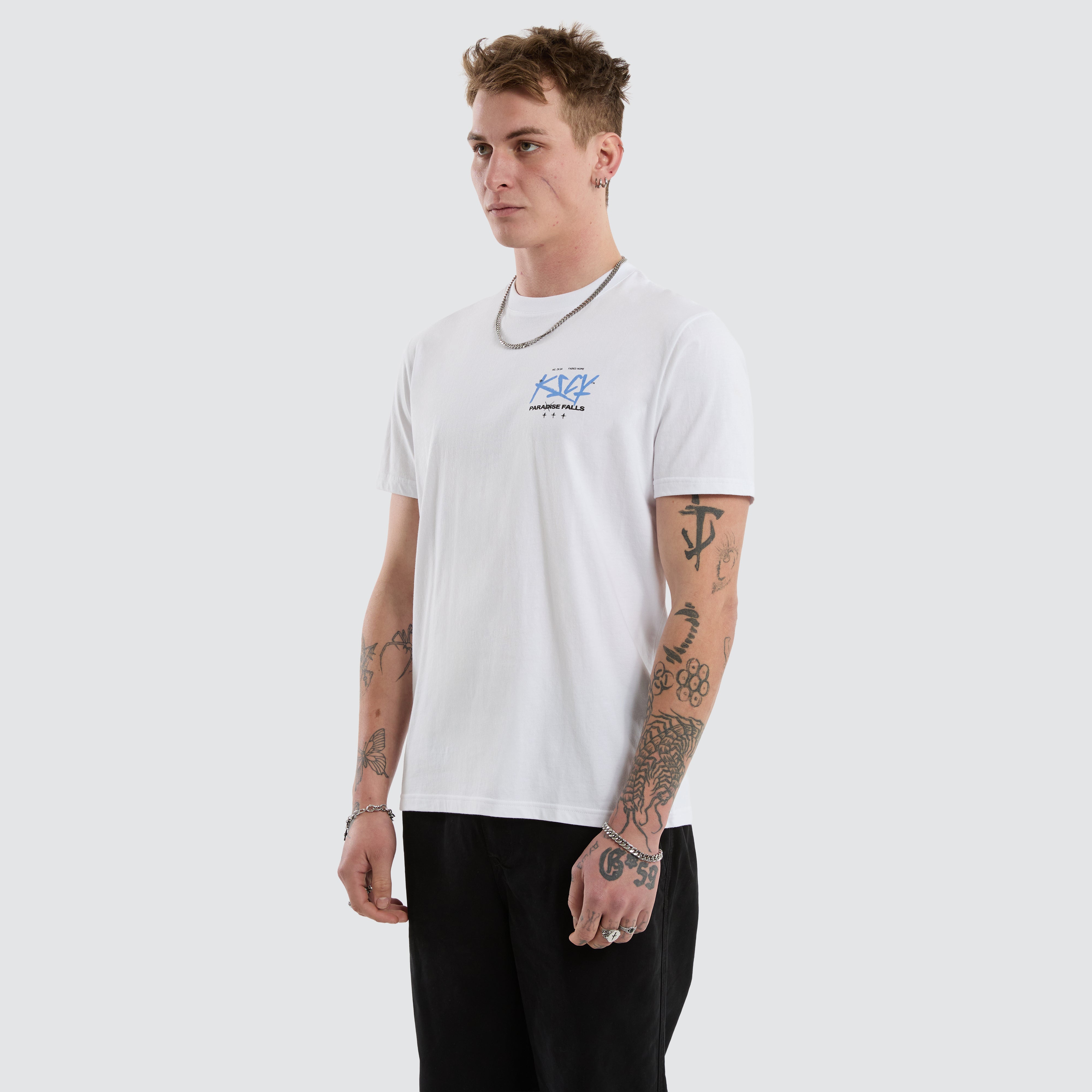 『STANDARD TEE WHITE L』 KSCY Tour Standard Tee in White | Neverland Store