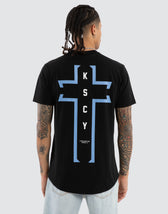 Untold Dual Curved Tee Jet Black