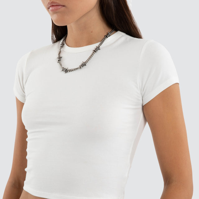 Roux Baby Tee Natural White