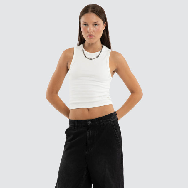 Marais Rib Tank Natural White