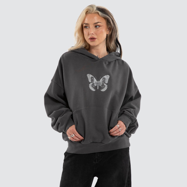 Luna Balloon Hoodie Pigment Asphalt