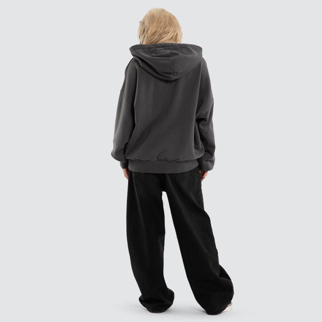 Luna Balloon Hoodie Pigment Asphalt