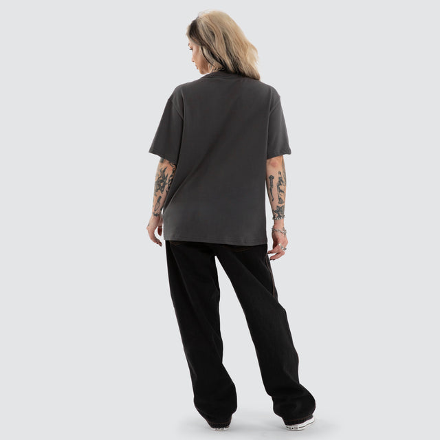 Scarlett Rocker Tee Asphalt