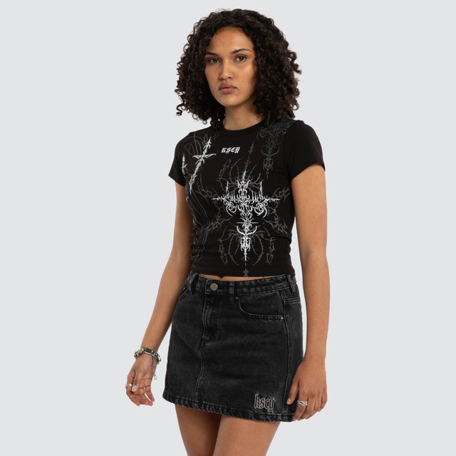 Luke Walker Lucid Baby Tee Jet Black
