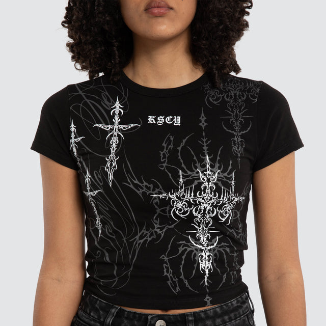 Luke Walker Lucid Baby Tee Jet Black