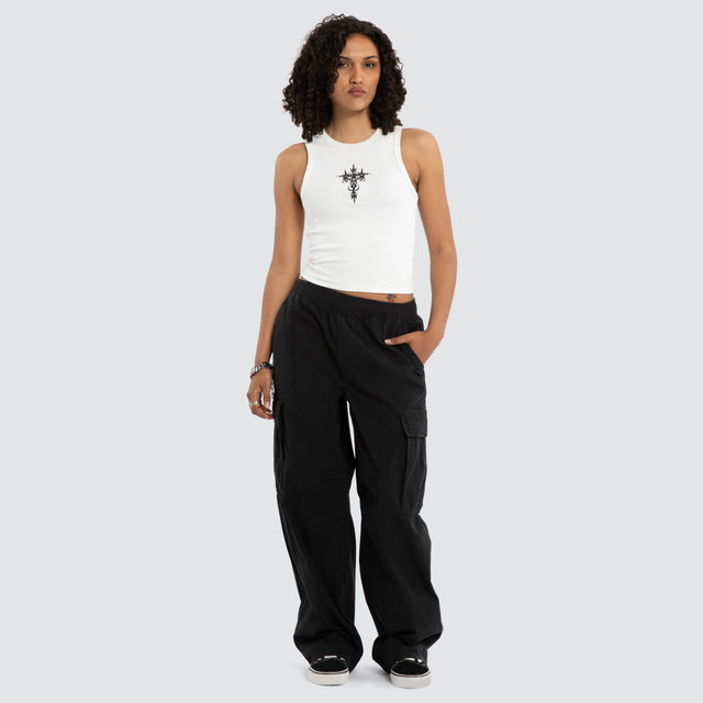 Luke Walker Obscura Rib Tank Natural White