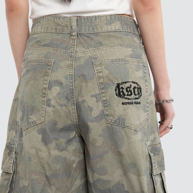 Billie Cargo Short Airwolf Camo
