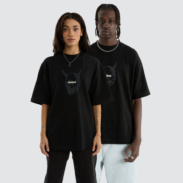 Witchcraft Blacked Out Street Tee Jet Black