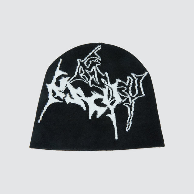 Obsidian Beanie Jet Black