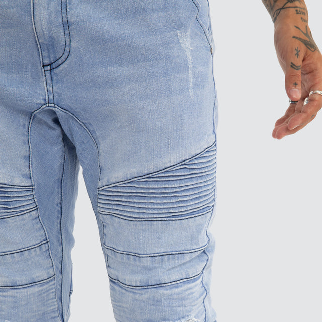 Model wears Cobra Pant Alaskan Blue Pants Blue – image 5
