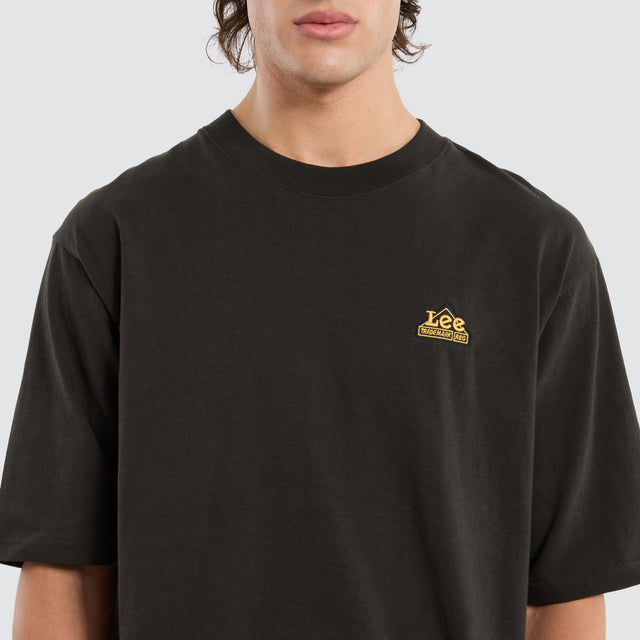 Kansas Baggy Tee Black