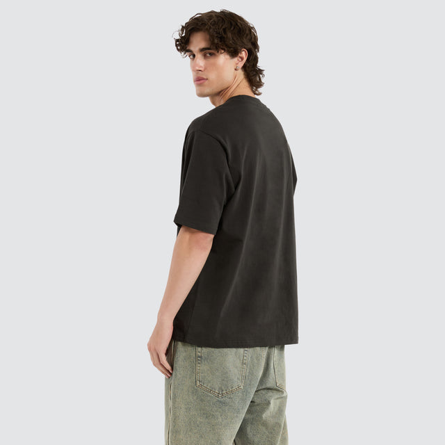 Kansas Baggy Tee Black