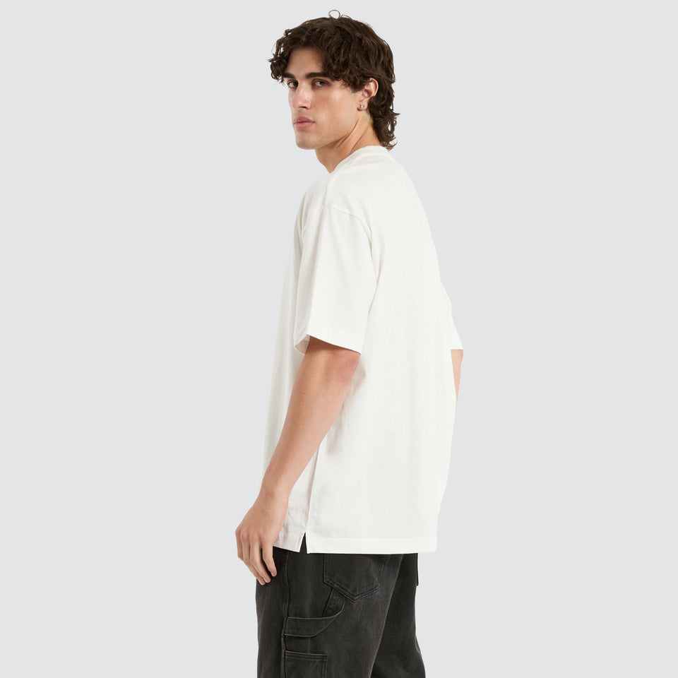 Twitch Boxed Baggy Tee in White | Neverland Store