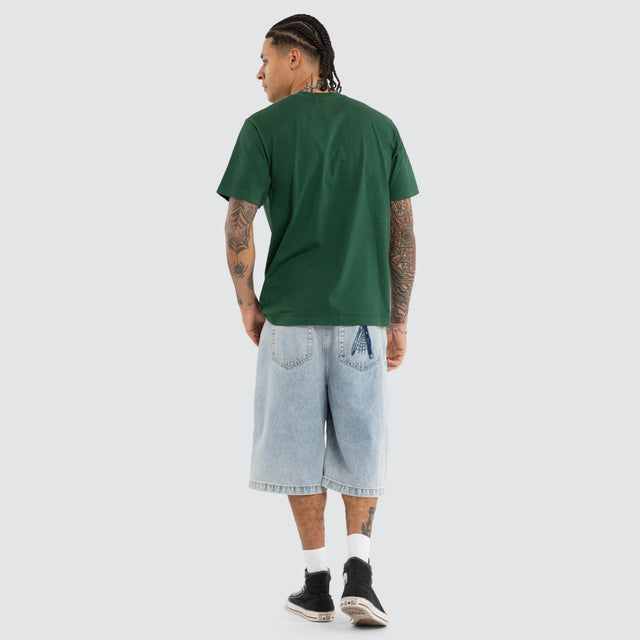 Vinyl Retro Tee Washed Pine