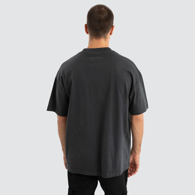 Melville Raptor Tee Pigment Black Sand