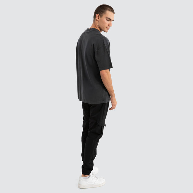 Melville Raptor Tee Pigment Black Sand