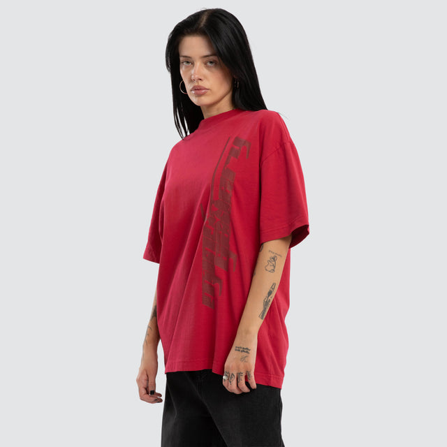 Memories Street Tee Pigment Jetstar Red