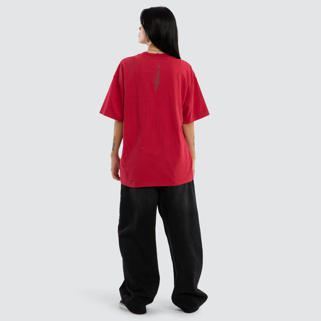 Memories Street Tee Pigment Jetstar Red