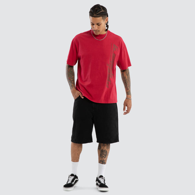 Memories Street Tee Pigment Jetstar Red